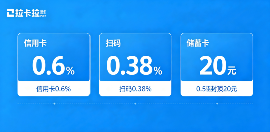 拉卡拉POS机费率